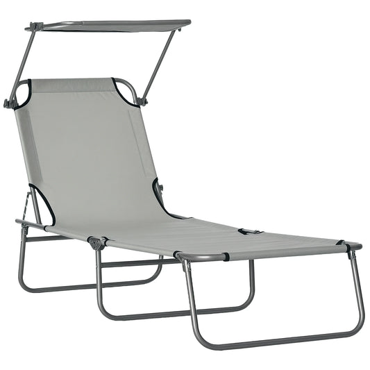 Transat Bain de Soleil Pliable avec Pare-Soleil – Confort & Détente Absolue